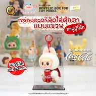 (Hanging/Hanging) Acrylic Box For Displaying Dustproof Models Labooboo coke Clear (Popmart : Labubu 