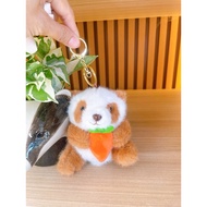 Panda Keychain Holding Carrots From Chengdu