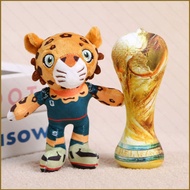 FIFA World Cup USA-Canada-Mexico Mascot Plush Doll World Cup Trophy Bald Eagle Keychain plushie