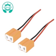 2Pcs H7  Led Bulb Socket Holder H7 Headlight  Plug Adapter Extension Copper Cable H7 Bulb Connector