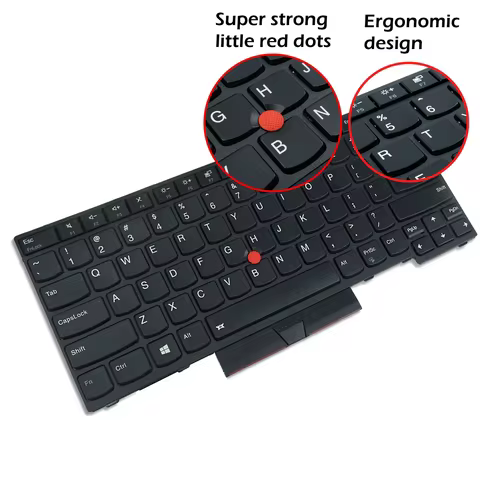 Laptop Replacement Keyboard for Lenovo ThinkPad E480 E490 L380 R480 T480S L490 T490 With Backlight U
