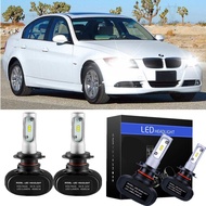 1 Pair LED Car Headlight 8000LM Auto LED Headlight h7 For BMW 3-Series (E90) year 2004 - 2013