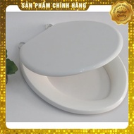 White smooth 2-piece toilet lid weighs 1.2kg toilet seat cover toilet bowl cover seat