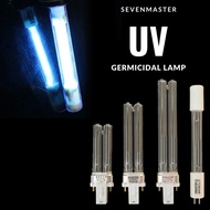 Replace JEBO UV Sterilizer Light Tube Watts 2-pin G23 Base Linear Twin Tube UV-C Germicidal Ultravio