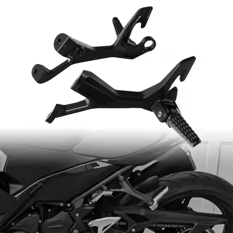 Passenger Foot Peg Bracket Footrest For Kawasaki Ninja 400 EX400 2018-2024 Z400 2019-2024 Z500 2024-