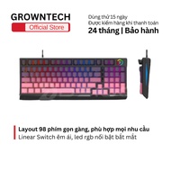 Deiog AK98 mechanical gaming keyboard led rgb 98 keys linear switch waterproof ipx7 convenient