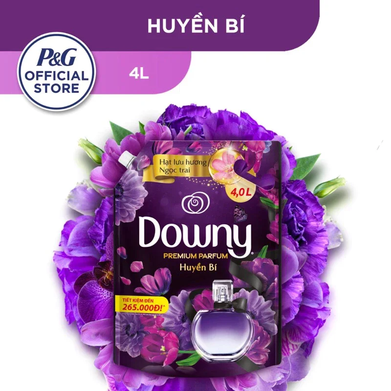 Nước xả vải DOWNY 4L Huyền Bí