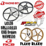 LC135/SRL110/SRL115/SRL115FI/Wave100/EX5 Dream/Wave110 100% Original Racing boy SP522 sport rim for 