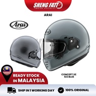 ARAI Concept-XE Ice Blue Helmet Motor Full Face Original Cafe Racer SIRIM Retro Helmet Vintage Helmet Motorcycle