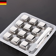 VETE {TOT}304Stainless Steel Ice Cube Quick-Frozen Iron Ice Cube Summer Cooling Iced Cola Whiskey Re