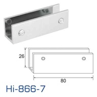 Glass Clamp Straight Glass Edge Clamp 180 Degree Glass Edge Connector Straight Clamp 180 Degree Stra