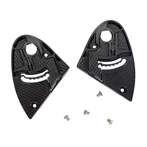 2Pcs Motorcycle Helmet Bases Repair Tool Professional Utility Easy to Install Black Sturdy Visor Bas