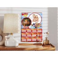 2026 Cartoon Character Wall Calendar