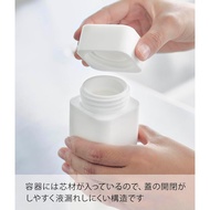 Yamazaki Silicone Dishwashing Detergent Refill Bottle, White, Approx. W5 x D5 x H17.2cm, Tower, Refi