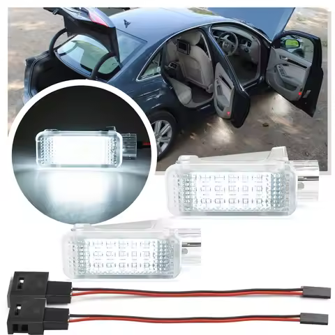 Led Footwell Light Luggage Compartment Glove Box Lamps Interior Door Light For Audi A2 A3 S3 A4 B5 B