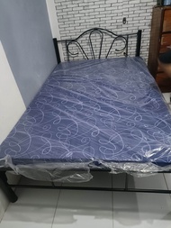 beds double deck SINGLE BED FRAME with URATEX FOAM 48*75 (COD) CASH ON DELIVERY ONLY #335
