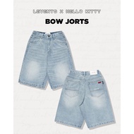 !!️Levents x hello kitty bow jorts Jeans Shorts