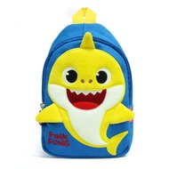 [K] Pinkfong Baby Shark Sling Bag Blue School Shoulder Messenger Croossbody Kids  SlingBag