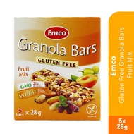 EMCO Gluten Free Snack Granola Bar Fruit Mix 28g X 5's for Energy Bar, Snacks, Protein Bar, 零食 HTM P