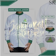 Atasan Baju Pria Koko Rijalul Ansor Koko Ansor Koko NU Nahdlatul Ulama Koko List Fashion NU