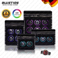 BLUETIDE Watch Winder Box Automatic 2/3/4/6/8 slot Wooden Watch Box With Watch storage slot Touch sc