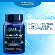 LIFE EXTENSION Neuro-Mag ® Magnesium L-Threonate Brain Energy Booster Health Supplement 90 Vegetaria