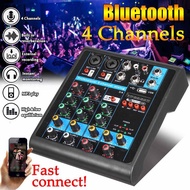 4 Channels Mini Portable Usb Karaoke DJ Audio Mixer Live Audio Mixer