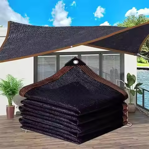 6x10(ft) Sunshade Netting with Grommets, 12 Stitch Shade Sails Mesh for Plant Pergola Patio Yard Gre