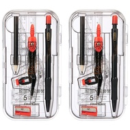 爱好（AIHAO）7709学生考试套装尺子8件套圆规尺规套尺八件套套装 7709考试套装