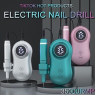 35000RPM Rechargeable LED Display Nail Machine Electric E File Nail Drill Electric Nail Drill