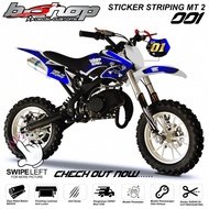 sticker motor mini trail MT2 variasi warna pilihan