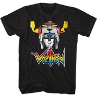 Voltron Cartoon Defender Of The Universe Full Color Head Shot Adult T Shirt