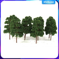 [Etekaxa] 10PCS Model Trees Train Railway Wargame Diorama Architecture Layout  Scale