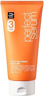 Mise En Scene 3 Min Korean Hair Mask, Perfect Serum Super Rich 3 Min Salon Pack - Hair Treatment for