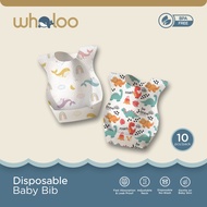 Whaloo Baby Disposable Bib Premium - Children's APRON Disposable Baby/Baby Disposable APRON