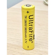 ULTRAFIRE RECHARGEABLE BATERI TR 18650 9800mAh /  Battery K3 Thermometer / check suhu / radio JOC BA