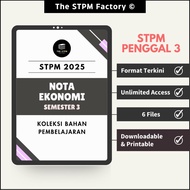 STPM 2025 | Nota Ekonomi (Penggal 3)