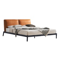 LaFloria® Howard Leather Bed Frame/ Bed Frame Queen/king Size Bed Frame/platform Bed Frame/wooden Bed Frame √ Free Shipping