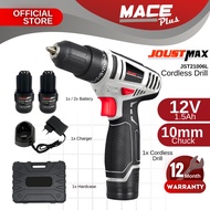 JOUSTMAX  JST21006L / JST-21006L 12V 10mm Rechargeable Cordless Drill Drilling Screwing Tool Set ( 1