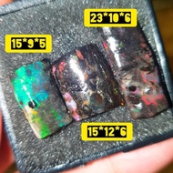 bahan batu kalimaya black opal sempur asli banten