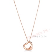 Tiffany & Co. Tiffany Elsa Peretti® จี้หัวใจสีเหลือง/กุหลาบ/ทองคำขาว สร้อยคอดีไซน์หรู