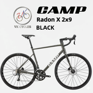 Camp Radon X Alloy Road Bike 2x9 / Shimano Sora / Hydraulic Brake / Hollow Crank 50-34 / Smooth Whee