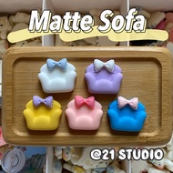 Matte Colourful Sofa Flatback Charms DIY Resin Accessories Decorations Cream Glue Accessories 磨砂彩色沙发奶油配件