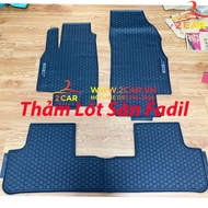 Thảm sàn lót sàn xe Vinfast Fadil 2018- 2023 cao su đúc vân tổ ong không mùi-Mẫu M03