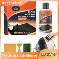 Kitchen Stove Cleaner Non-Scratch Cleaning Kit Glass Cooktop Cleaner  Non-Abrasive Powerful Kitchen 