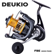 DEUKIO FBE vertical fishing reel has size 2000-7000 full metal super strong phukiencaulure metal lur
