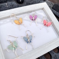 【蝶舞】316L醫療鋼刺繡耳環