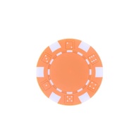 FSMY 10 Pcs ABS Plastic Poker Chips Casino Texas Hold'em Poker Metal Coins 11.5g Chips Poker Game Ch