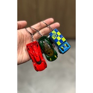 Mix 1 Hot Wheels Matchbox Toy Car Keychain Assorted Models Lotus Mustang Cadillac Porsche