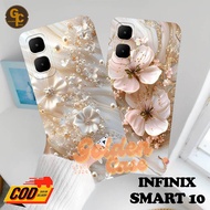 [GCS156] Fashion Case for Infinix Smart 10 4G 2025 Tecno Spark Go 2 4G 2025 fl0wers motif aesthetic 